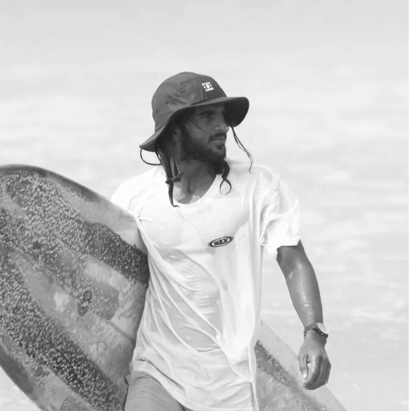 Weligama surf lessons with Hasanka, portrait of surf instructor Hasanka