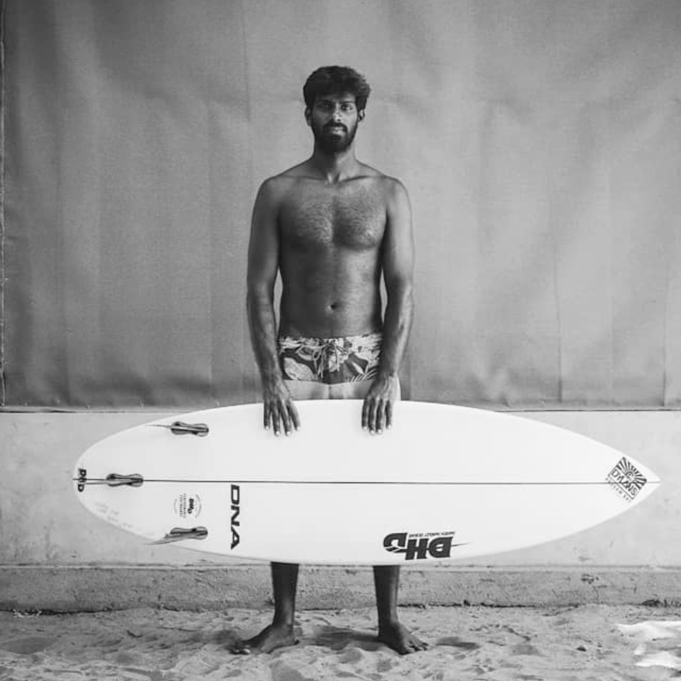 Arugam Bay surf lessons with Praneeth, portrait of surf instructor Praneeth