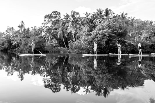 Photo of a guided SUP tour in Ahangama Sri Lanka