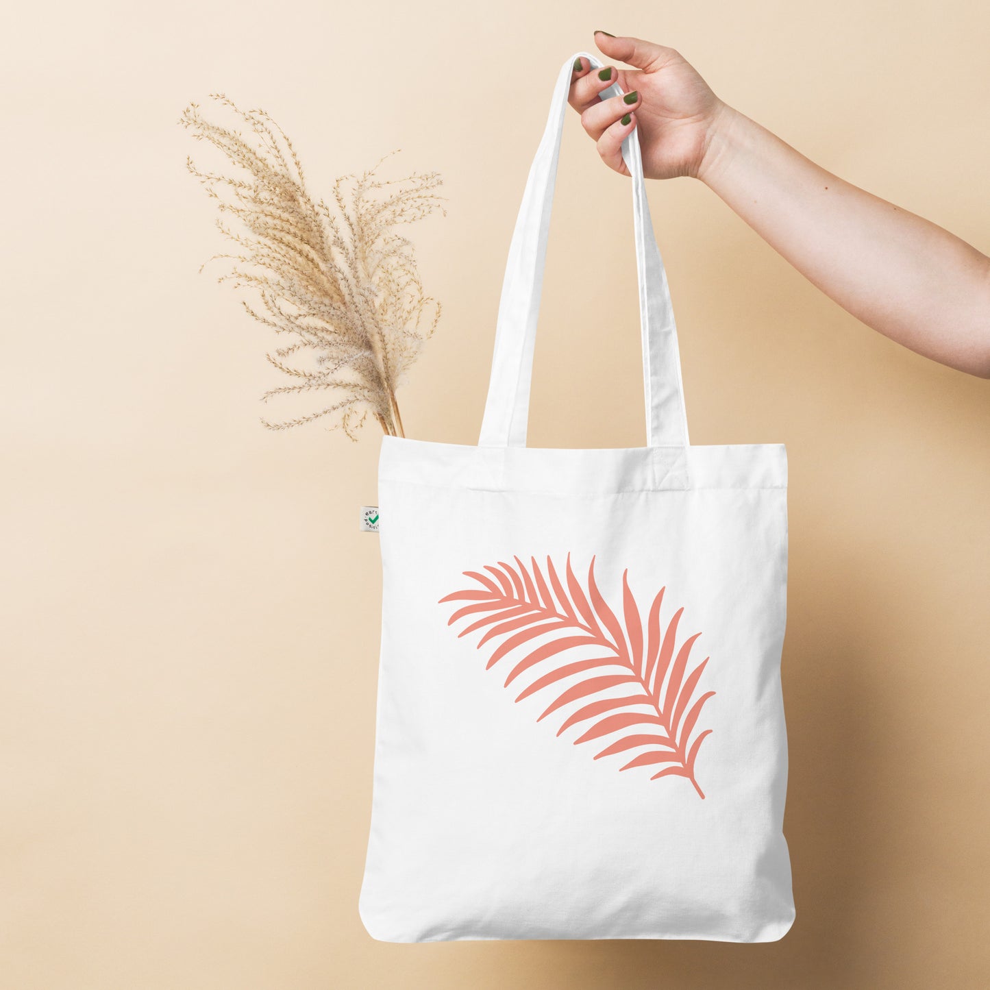 Organic fashion tote bag